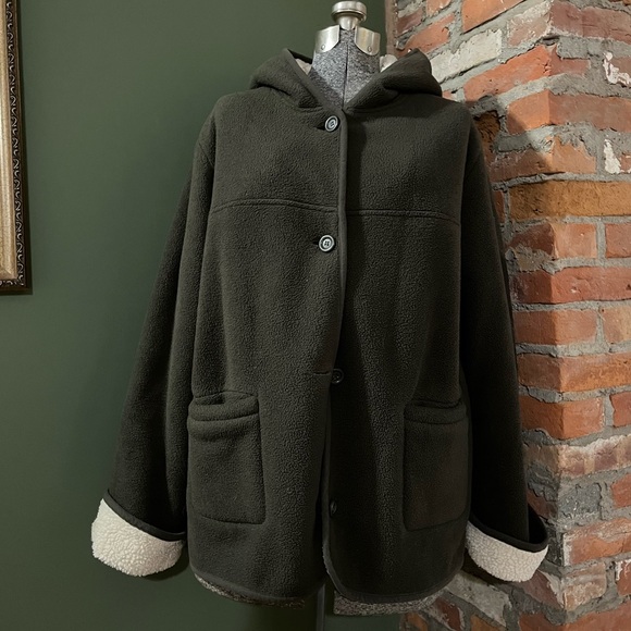 Ralph Lauren Jackets & Blazers - Vintage Green Fleece and Sherpa Jacket